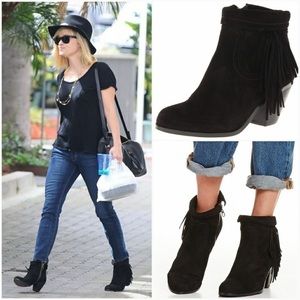 Sam Edelman Louie Black Suede Size 7M